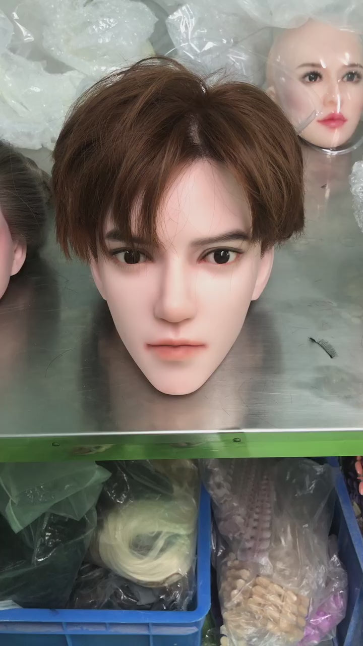 Qita Silicone Male Sex Dolls Extra Head Order Seperately Sex Doll Head Jd Lover Sex Doll