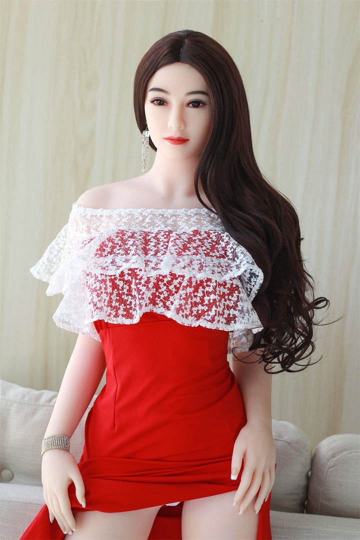 158 49 Medium Breast Asian Girl Sex Doll 158cm Standing Feet Moan Soun